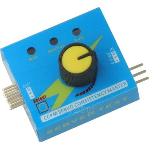 Multi Servo Tester 3CH ECS Consistency Speed Controler Power Channels CCPM