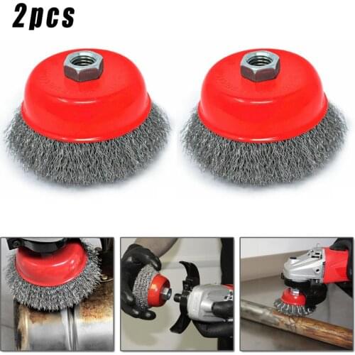 Part Wire Wheel Brushes Accessories Set Metal Rust Removal Burrs spatter