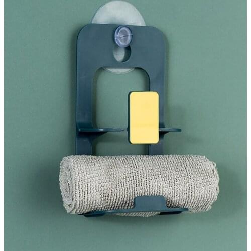 Newly Sink Draining Brush Sponge Cleaning Cloth Rack Washing Holder Tidys Double Layers Stand Kitchen Supplies