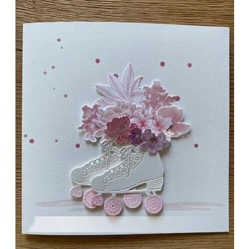 New Skates flower decoration metal Cutting Dies Stencils DIY Scrapbooking Paper/photo Cards Embossing Dies