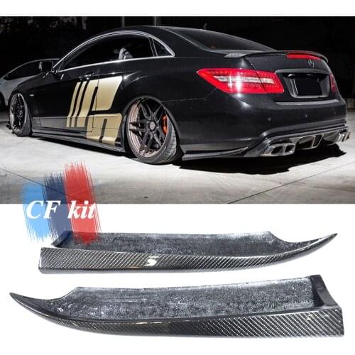 OTD Style Rear Diffuser Bumper Splitters Aprons Canards Lip Spoiler For Mercedes Benz W207 E Coupe 2009-2011