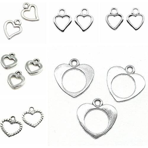 Sejuani diy charms for jewelry making kit pendant for bracelet jewelry accessories Heart Charms