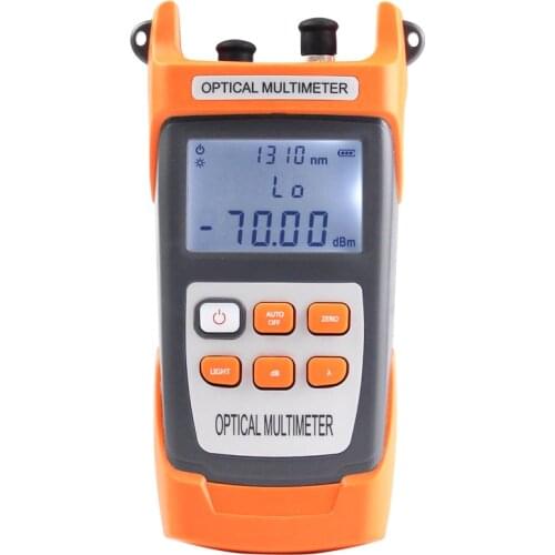 Handheld High Quality -70~+10dBm Fiber Optic Power Meter 5/10MW VFL Fiber Visual fault locator Power Meter Multimeter