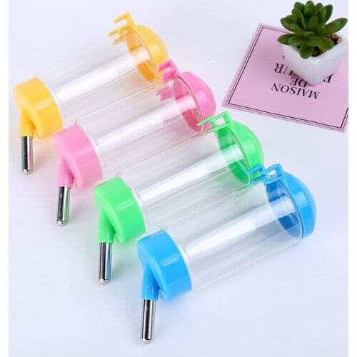 120pcs Durable Dog Automatic Slow Water Dispenser With Hooks Cat Simple Drinking Fountain 400ml Nice Pet Supplies