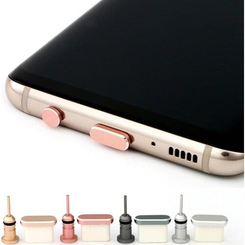 1 Set Type-C Charge Port Dust Plug Jack Stopper Smartphone Cap Protect Plugs For Android Phone Headset Stopper Earphone Port