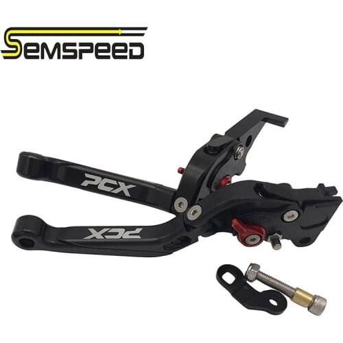 Folding Extendable Motorbike Brakes Clutch Lever with Parking function for Honda PCX 125 PCX 150 2010-2020 Modification