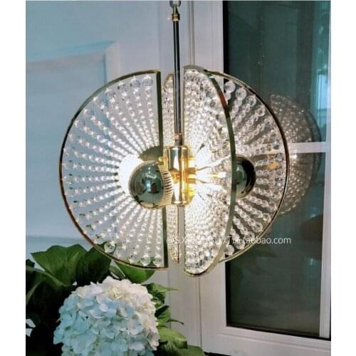 Postmodern Nordic model room designer high-end living room dining room bedroom bar gold with American art chandelier