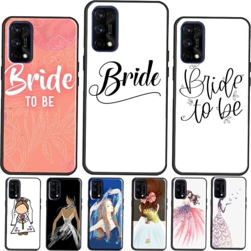 Wedding Bride Soon to Be Case For OnePlus 9 Pro 7 8 Nord 7T 8T 9R Cover Shell For Realme 8 Pro 6 7 Q3 Pro GT Neo C3