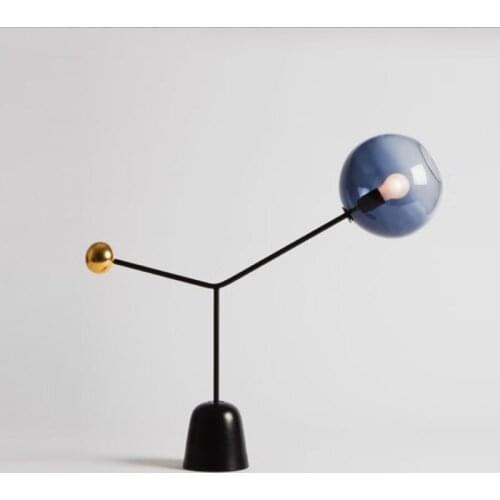 Led bedside lamp led color glass table lamps for living room bedside lamp living room bedroom bed lamp