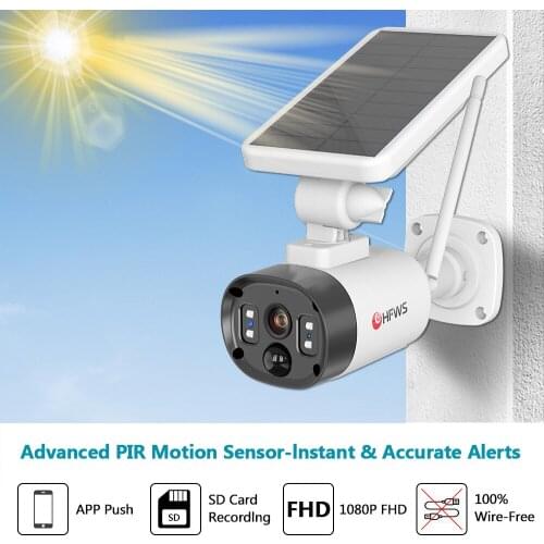 Sailvde Smart Life Wifi Solar CCTV Camera 1080P 2MP Home Security Surveillance CCTV Video Surveillance Ip Thermal Camera