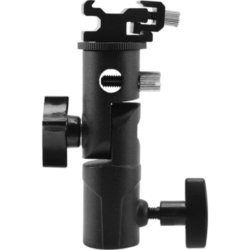 Camera Flash Speedlite Mount,Professional Swivel Light Stand Light Bracket Umbrella Bracket Mount Shoe Holder E Type For Canon N