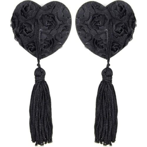 Ladies Sexy Nipple Cover Rose Pasties Women Nipples Covers Clubwear Nipple Stickers Bra Cubre Pezones Pads Accessories