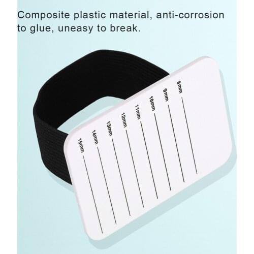 1PC Makeup Fake Eyelash Tray Strip Stand Individual Eyelash Extensions Hand Plate Eye Lash Grafting Stand Palette Makeup Tool