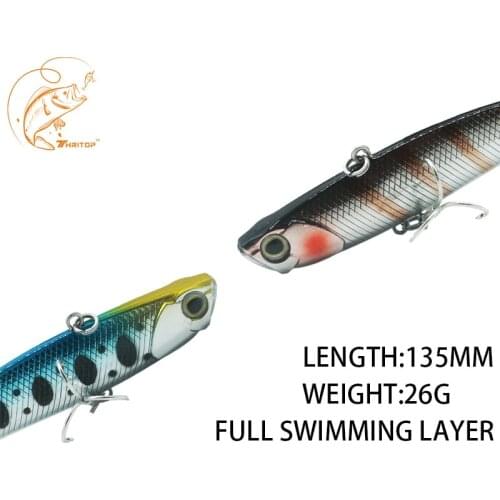 2020 Thritop Fishing Lures Artificial Bait High Quality 26G 100MM TP096 Hard VIB Bait Fishing Accessories Tools