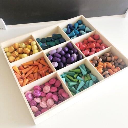 324x Stacking Preschool Small Building Blocks DIY Lightweight Puzzle Toys