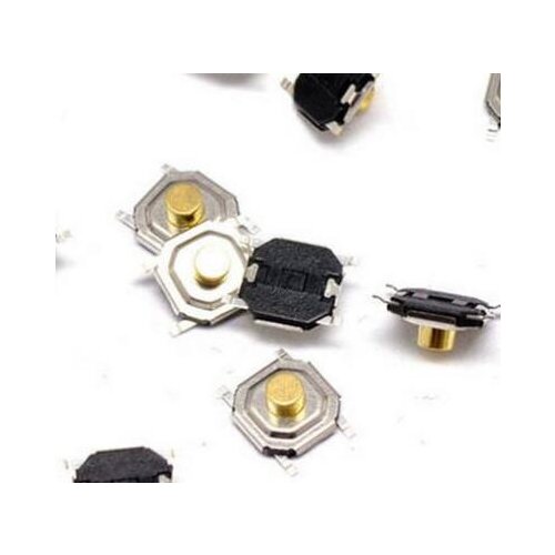 50PCS 5.2*5.2*2.0mm 4 PIN SMT SMD Metal Tactile Push Button Switch Tact Switch Great Quality