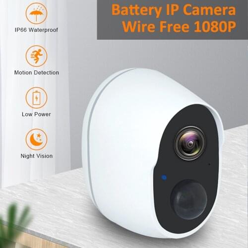 1080P Wireless Battery Powered IP CCTV Camera Outdoor Waterproof Security Rechargeable Wifi Battery Camera Indoor Home