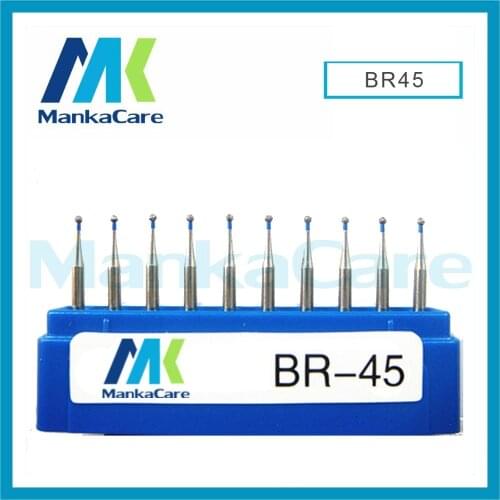BR - Dental Lab Assorted Diamond Burs Millers Tooth Drill Jewelers/High abrasive/High speed handpiece dental bur emery bur