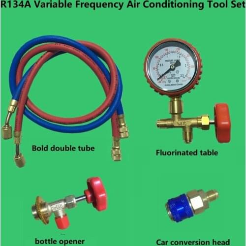 Household air conditioner fluorine adding tool set R410A refrigerant frequency conversion air conditioner snow adding combinatio