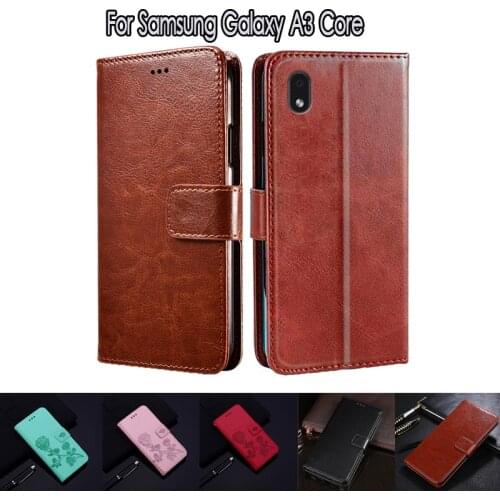 Flip Cover For Samsung Galaxy A3 Core Case Phone Protective Shell Funda Case For Samsung A3 Core Coque Wallet Leather Book Bag