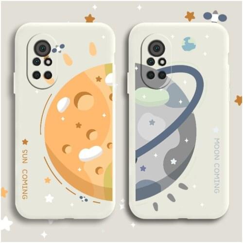 Sunny Phone Case For Huawei Nova8 8Pro 8SE Nova 7 7Pro 7SE 6 6se 5 5Pro 5Z 5I 5Ipro 5T 4 4E Liquid Silicone Cover