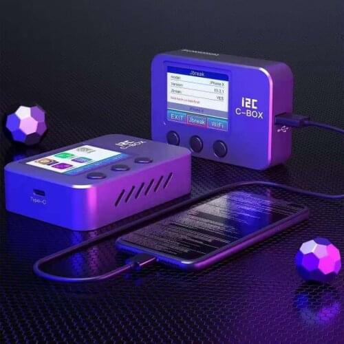 I2C C-BOX Jail Break Box for bypass ID Password On IOS Device PC Free/ Query Wi-fi / Bluetooth Address for iphone ipad itouch