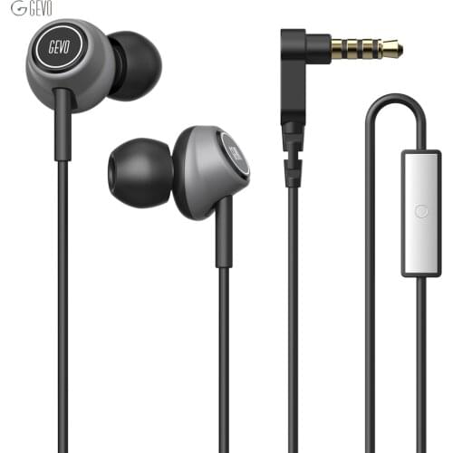GEVO GV6 Gaming Headset In-ear Bass Wired Earphone Stereo Noise Cancelling Sport Headphone Stereo Phones With Mic fone de ouvido