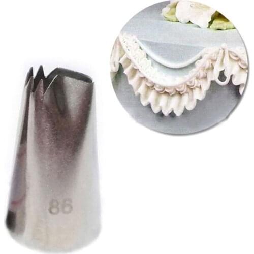 #86 Pastry Nozzles High Quality 304 Stainless Steel Icing Piping Nozzles Cream Metal Tips Cake Decorating Tools Bakeware