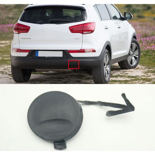 Auto Rear Bumper Tow Hook Cover Hauling Hook Eye Lid Trailer Cap For KIA Sportage 2014 2015