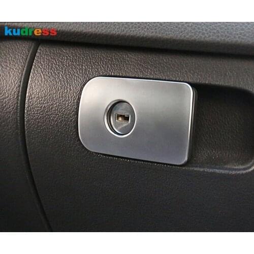 For Volkswagen For VW Tiguan 2012 2013 2014 2015 ABS Matte Inner Glove Storage Box Handle Cover Trim Car Interior Accessories