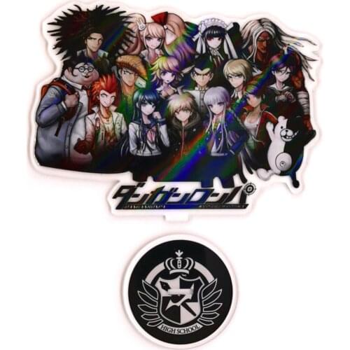 Danganronpa 1 group monokuma Makoto Kirigiri Maizono Celestia Togami acrylic standee figurines desk decoration cake topper anime