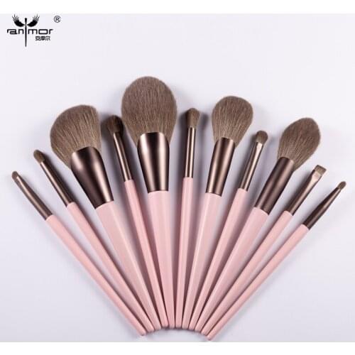 Anmor Makeup Brushes Set Professional Highlighting Powder Contour Eye Shadow Blending Brush High Quality Make Up Brushes Top