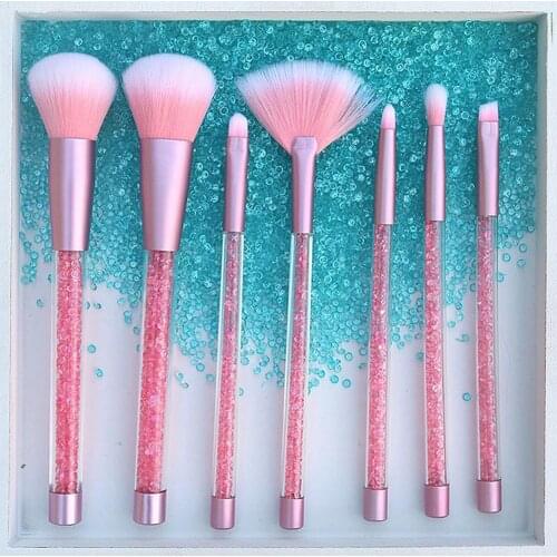7pcs/set Makeup Brushes Set For Foundation Powder Blush Eye Shadow Concealer Lip Eye Make Up Brush Cosmetics Beauty Tools