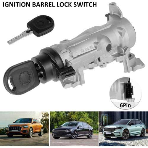 Car Ignition Barrel Door Lock Switch for AUDI/SEAT/SKODA/VW 1K0905851B 1K0905851A 1K0905851 30936044 Car Ignition Switch Lock