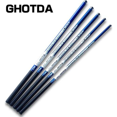 GHOTDA Ultralight SuperHard Stream Carbon Fiber Telescopic Fishing Rods