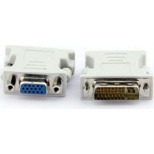 DVI to VGA graphics adapter DVI (24 + 1) to VGA male to female port graphics card to monitor Data cable
