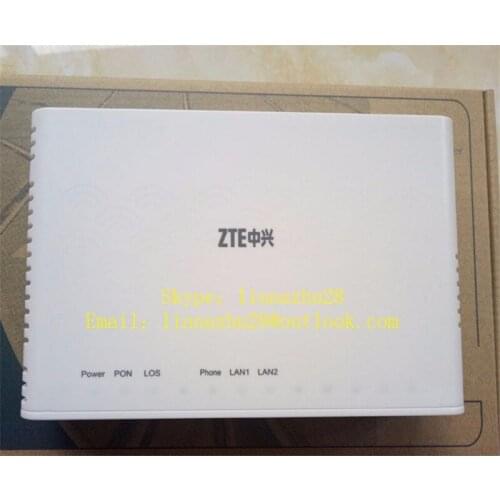 ZTE GPON ONU ZXHN F612 with 2 lan port + 1 voice port , SIP protocols