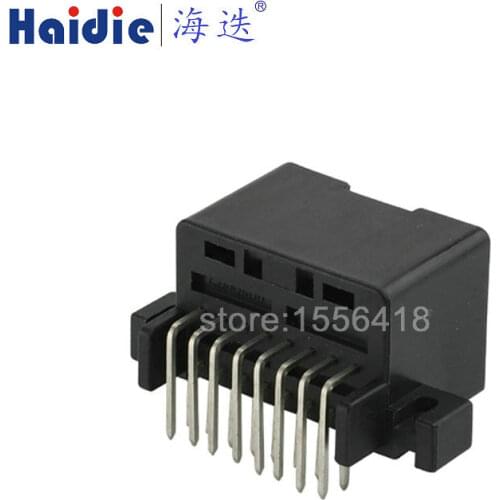 2sets tyco 16pin auto wiring harness plug cable electric pcb male connector 174053-2