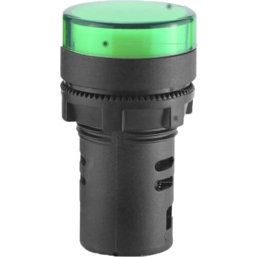 1pcs 12V 24V 220V 380V 22mm Panel Mount LED Power Indicator Pilot Signal Light Lamp AD16-22