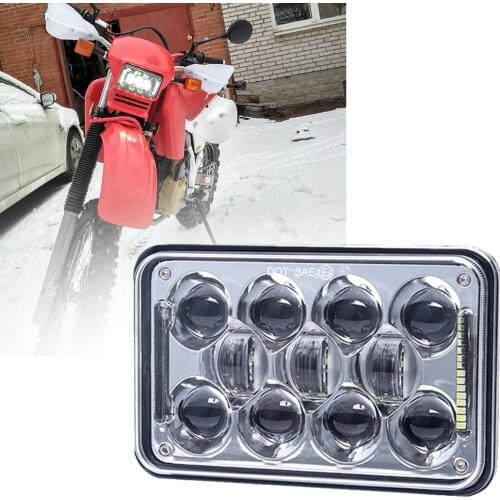 1pcs 5inch Square LED Conversion Headlight Lamp (4x6" Bulb) for Honda XR250 XR400 XR650 Suzuki DRZ