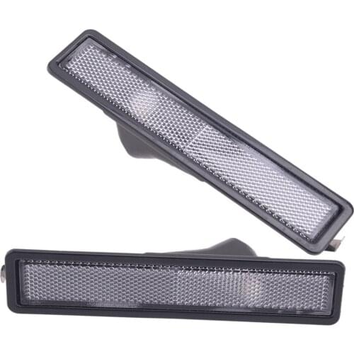 2Pcs 63141377849 Car White Lens Front Side Marker Light Cover Turn Signal Lamp Shell Fit For BMW 318i 318is E30 E32 E34