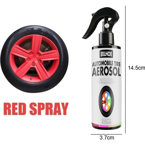 2021 30ml/100ml Fashion Wheel Spray Film Car Tire Color Change Wheel Hub Paint Auto Wheel Spraying Film Care Maintenance