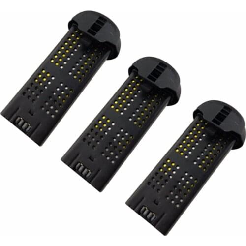 3pcs 3.7V 400mah Black Lithium Battery unmanned aerial vehicle SYMA X22 X22W Accessories