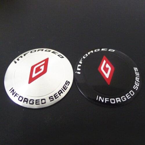 4pcs 56mm For Inforged Wheel Hub Center Cap Emblem Badge Stickers Car Stying Accessories