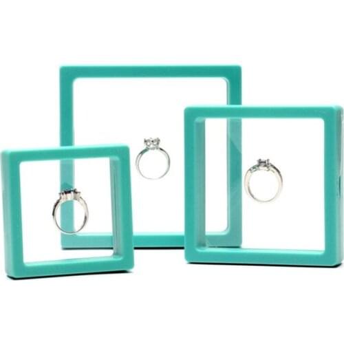 5PCS 3D Floating Display Case Stands Holder Suspension Storage For Pendant Necklace Bracelet Ring Coin Jewelry Pin Picture Frame