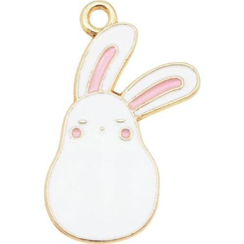 5pcs Cute Cartoon Animal Charms Alloy Enamel Dog Cat Dinosaur Style Pendants For Bracelet Keyring Earrings Craft DIY Accessory