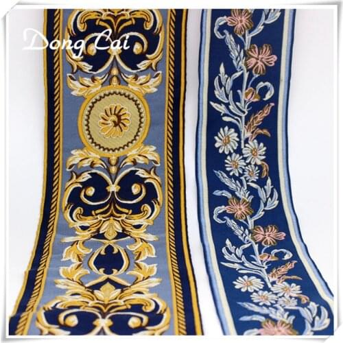 5yards/lot boho jacquard webbing ethnic embroidered ribbons indian bags tribal bags Ethnic body embroidered fabric boho lace