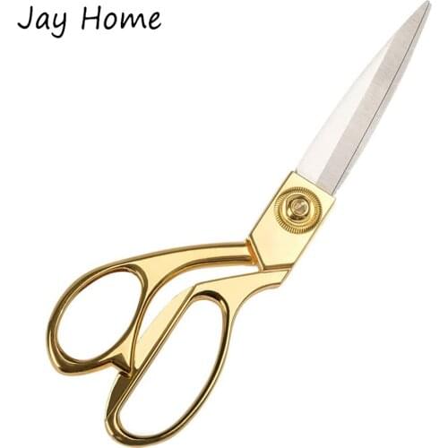 8 Inch Stainless Steel Heavy Duty Sewing Scissors for Fabric Leather Cutting Shears DIY Embroidery Needlework Tailors Scissors