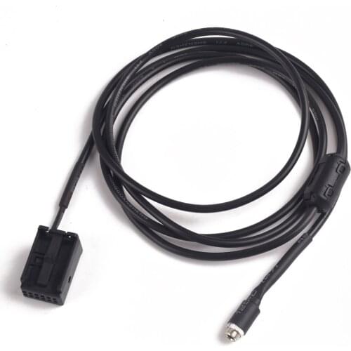 12Pin 3.5mm Female Jack AUX Adapter Radio Interface Cable MP3 For BMW E85 E86 Z4 E83 X3 for Mini Cooper