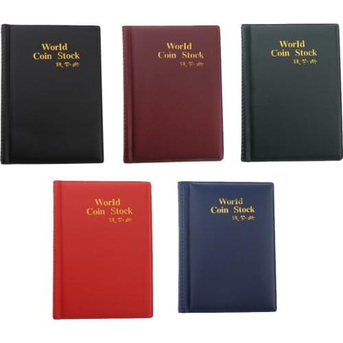 10 Pages Coin Stroage Album Book for Collectors, Can Store 120 Coins, Gift for Collector Friends
